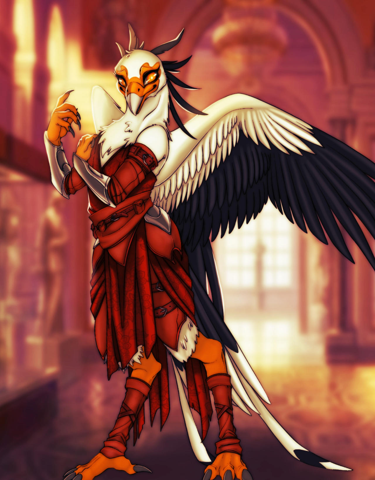 Aarakocra Curator by TheQuietDeity on DeviantArt