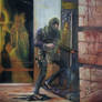 SAS Crusader Trump Bodyguard soldier painting art