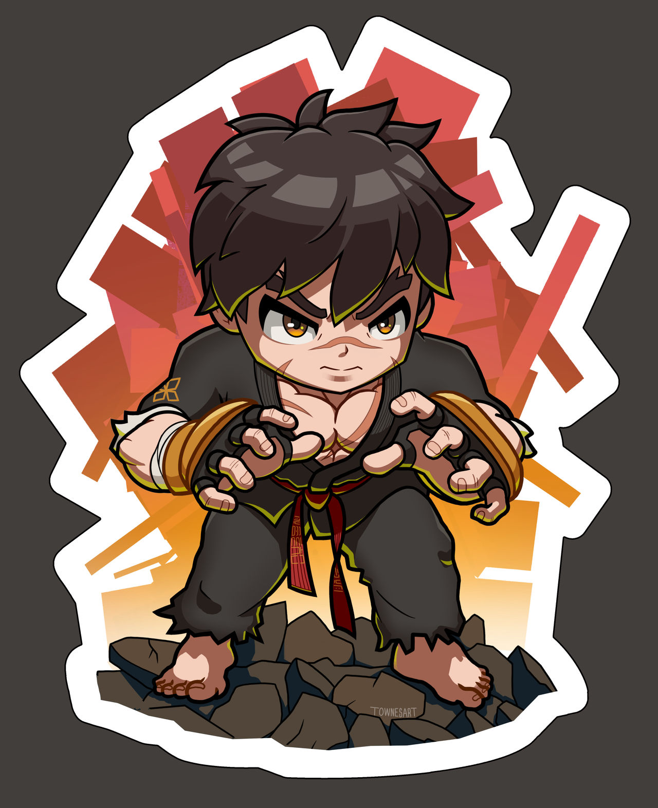 Grappler DNF Duel Chibi by townesart on DeviantArt