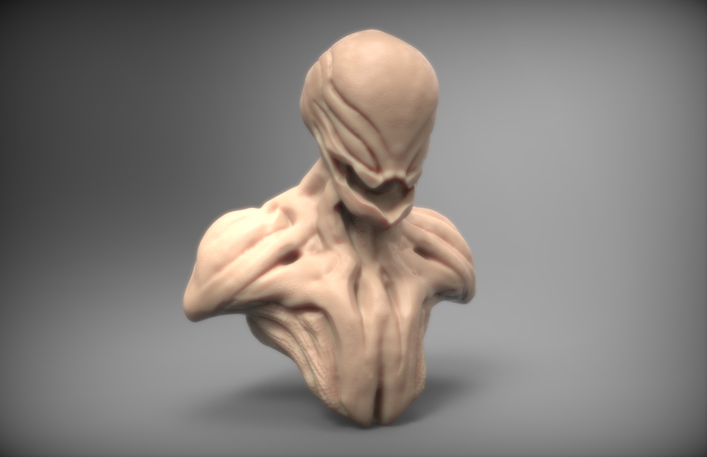 Random sculpt, random render