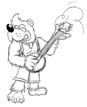 AT: A Banjo with his Bear... wait.