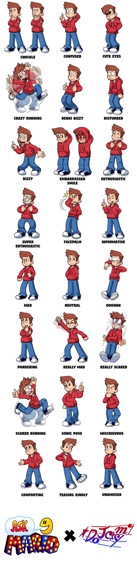 Slick Frame Expression Sheet by DoJayMi on DeviantArt