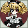 Goth loli button