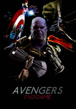 Avengers: Endgame poster, inspired by John Wick 2