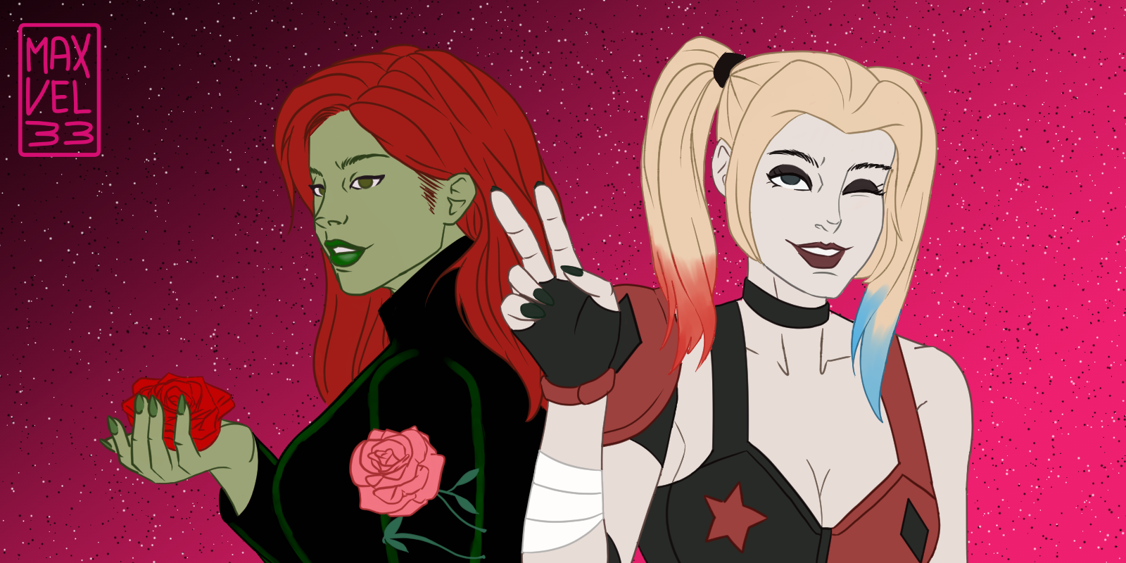 Harley Quinn and Poison Ivy