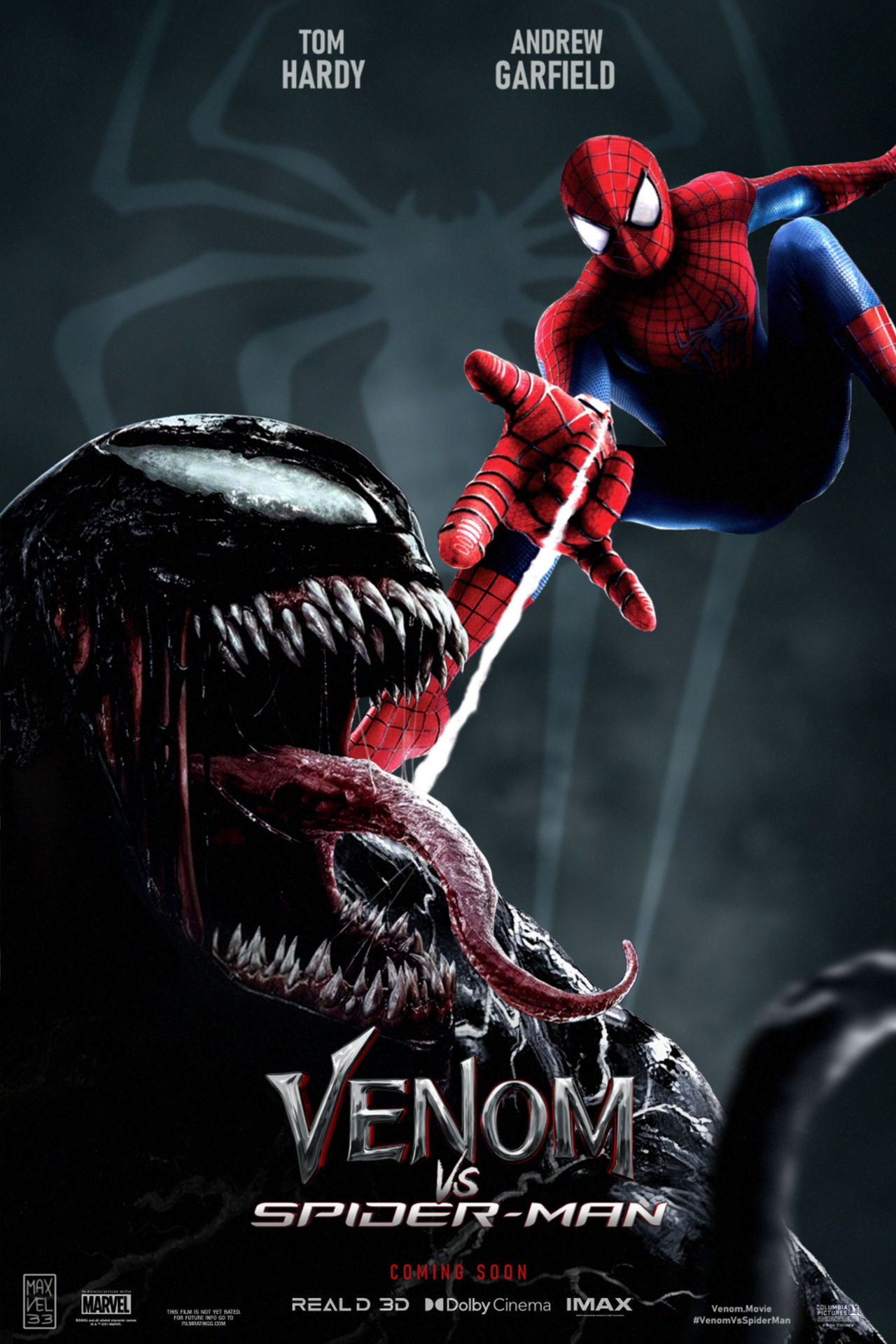 Venom vs Spider-Man Fan Poster by Maxvel33 on DeviantArt