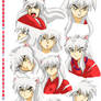 Inuyasha Facial Expression P1