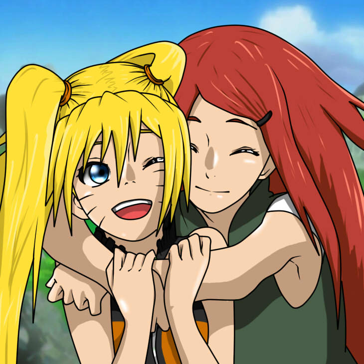 Uzumaki Nruko and Kushina