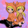 Naruko and Naruto_chibi_fox