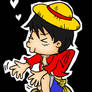 Luffy want somthing