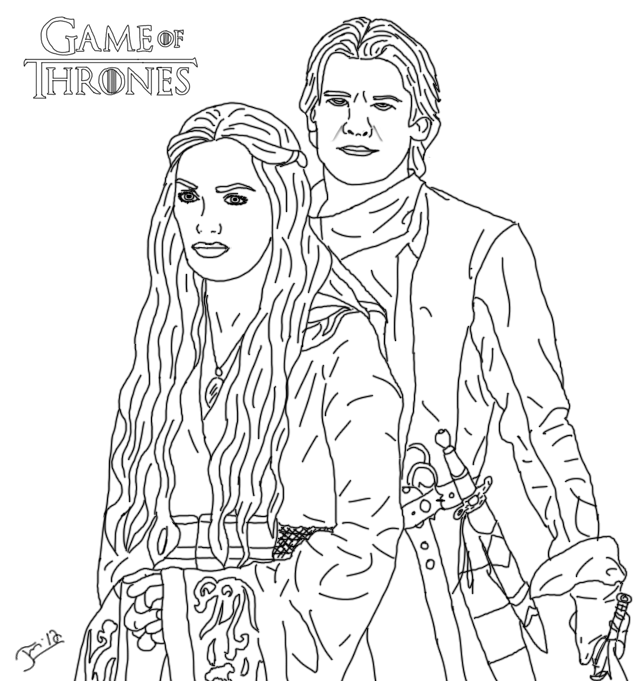 Cersei and Jaime Lannister