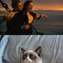 Grumpy Cat Watches Titanic