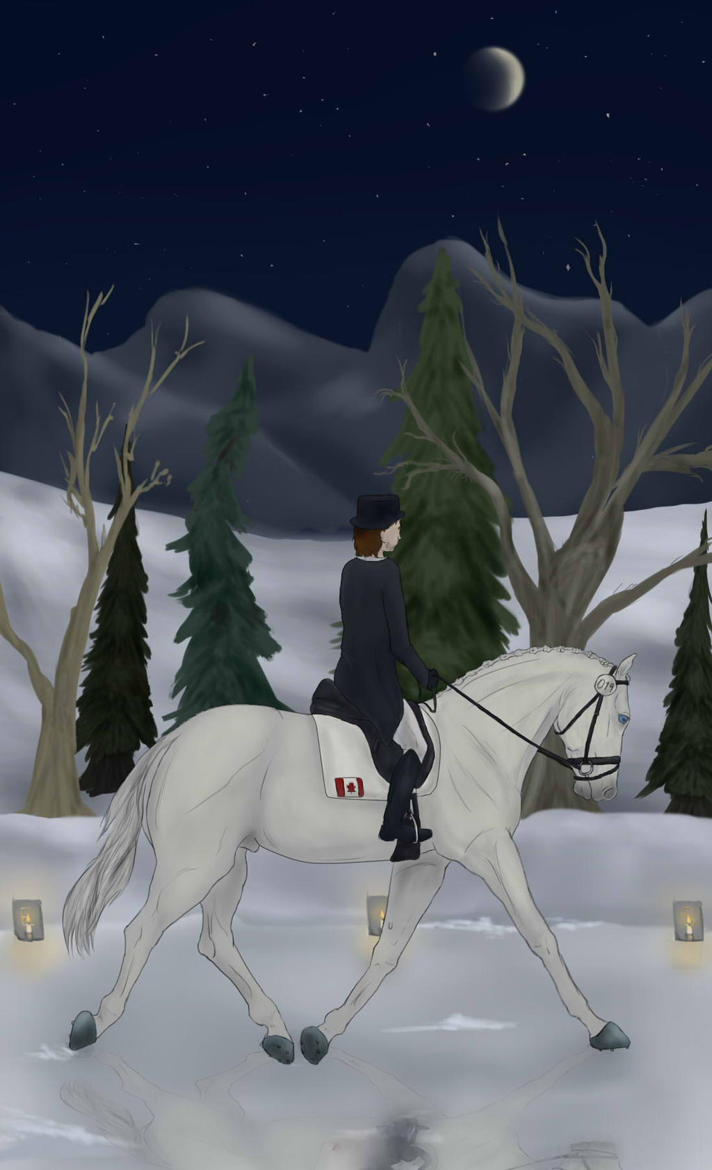 .:As A Feather On The Clyde:. - Icy Dressage Event