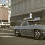 Chevrolet Corvette C2 passing Washington D.C