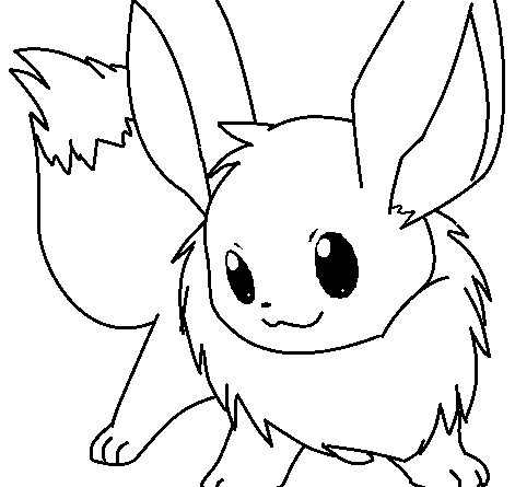 eevee lineart1