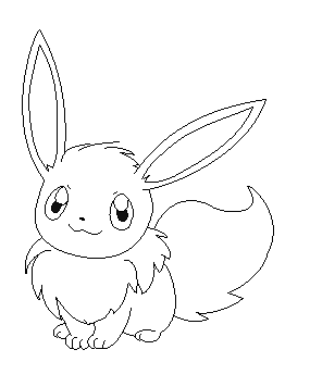 eevee lineart 5