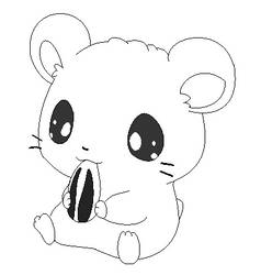 hamster lineart1