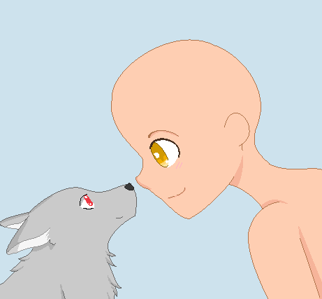 Human and wolf base by michy123 on DeviantArt Human and wolf base by michy123 on DeviantArt