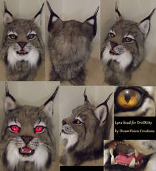 Canadian Lynx fursuit head