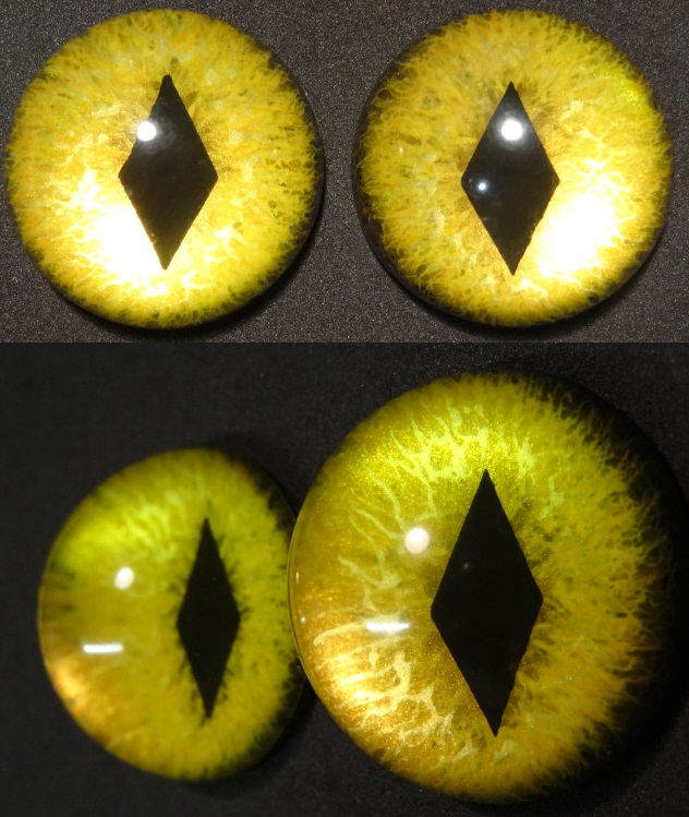 4cm 3D Diamond eyes