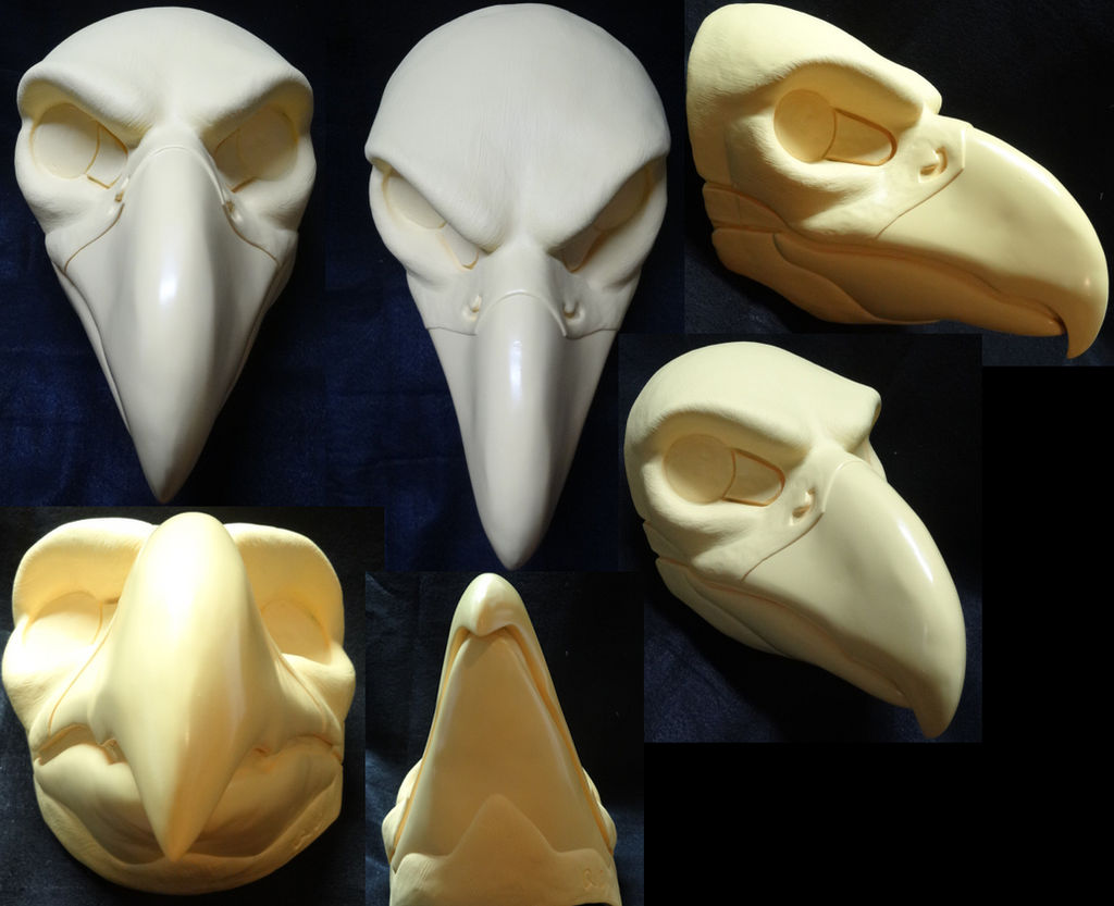 Uncut Large Predator Bird Mask