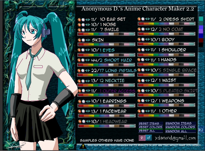 Anime Character Maker - Miku by mikusingularity on DeviantArt