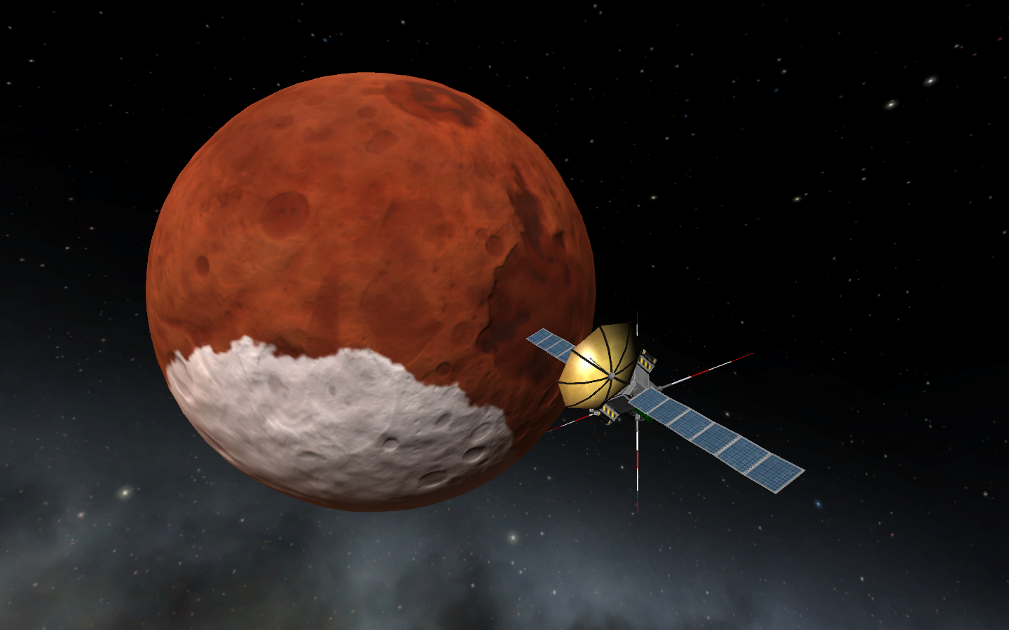 Wish-1 orbiting Duna