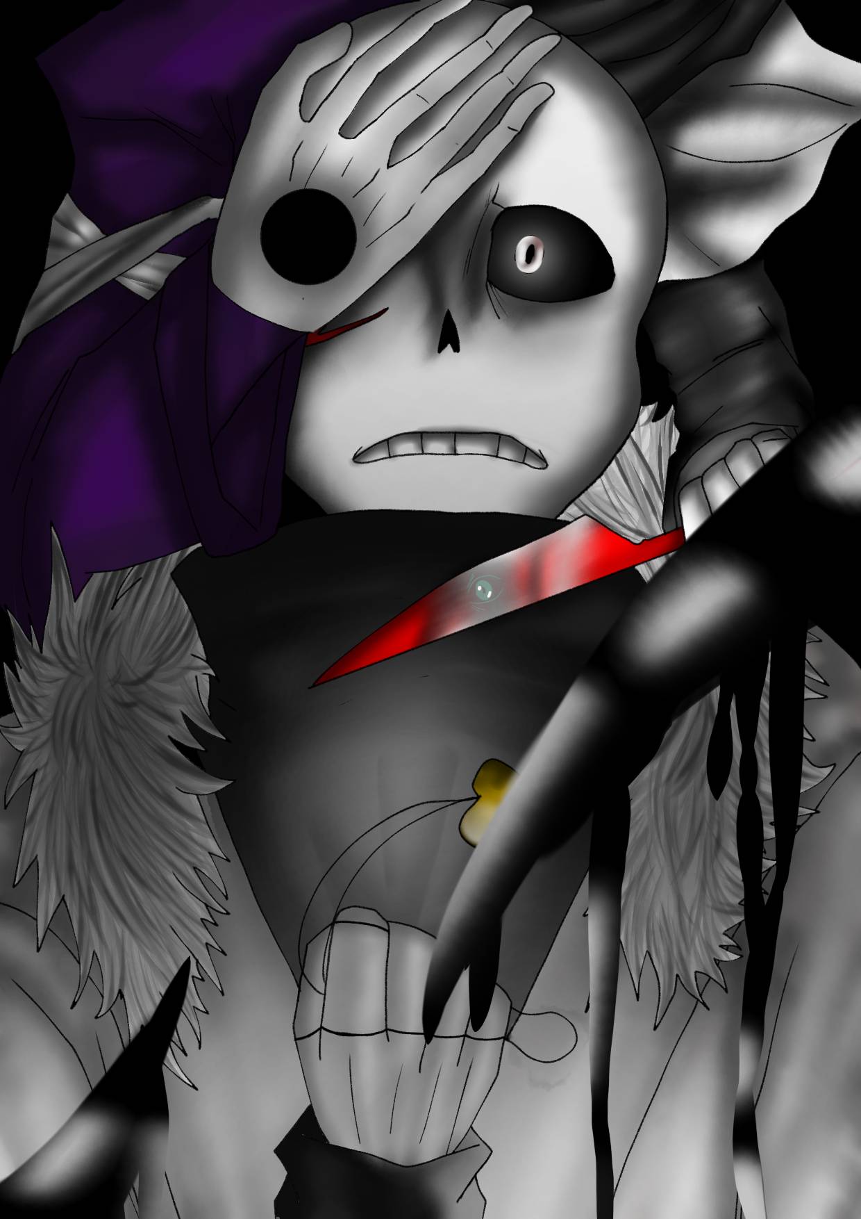 Cross Sans Fanart by 0-Yoroi on DeviantArt