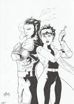 Wolverine y Jubilee