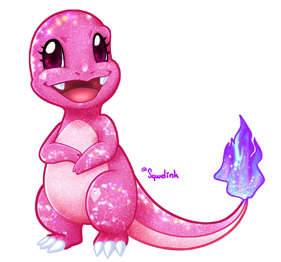 Sparkle Pink Charmander by Sqwdink on DeviantArt