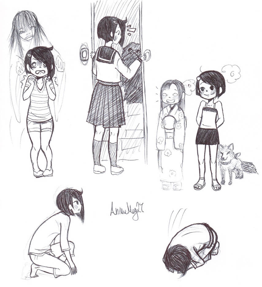 Hotaru and Yokai by AnimeMeg27