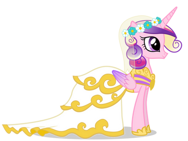 Princess Cadance in Wedding Dress