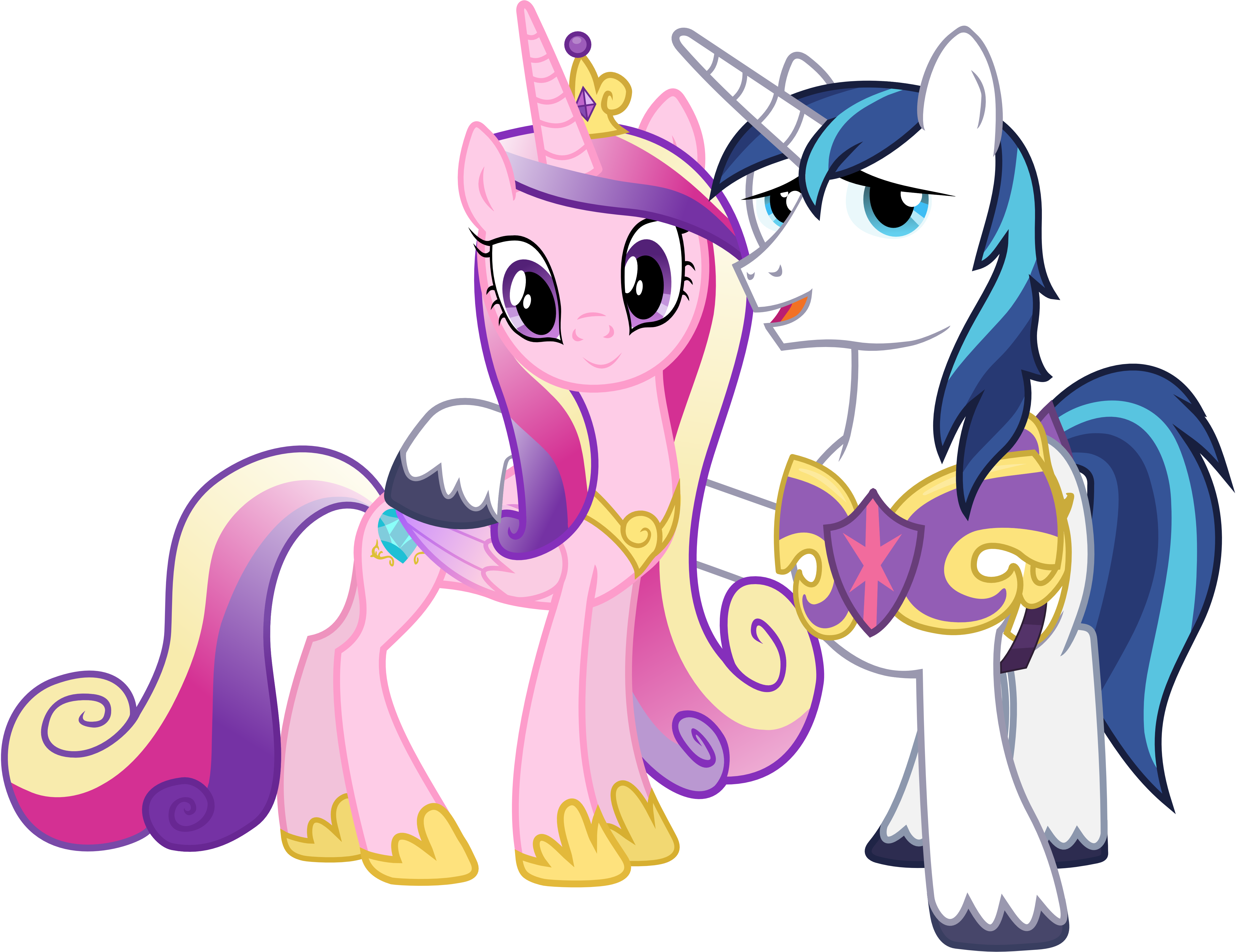Princess Cadance and Shining Armour