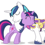 Shining Armour and Twilight Sparkle Hugging (1)