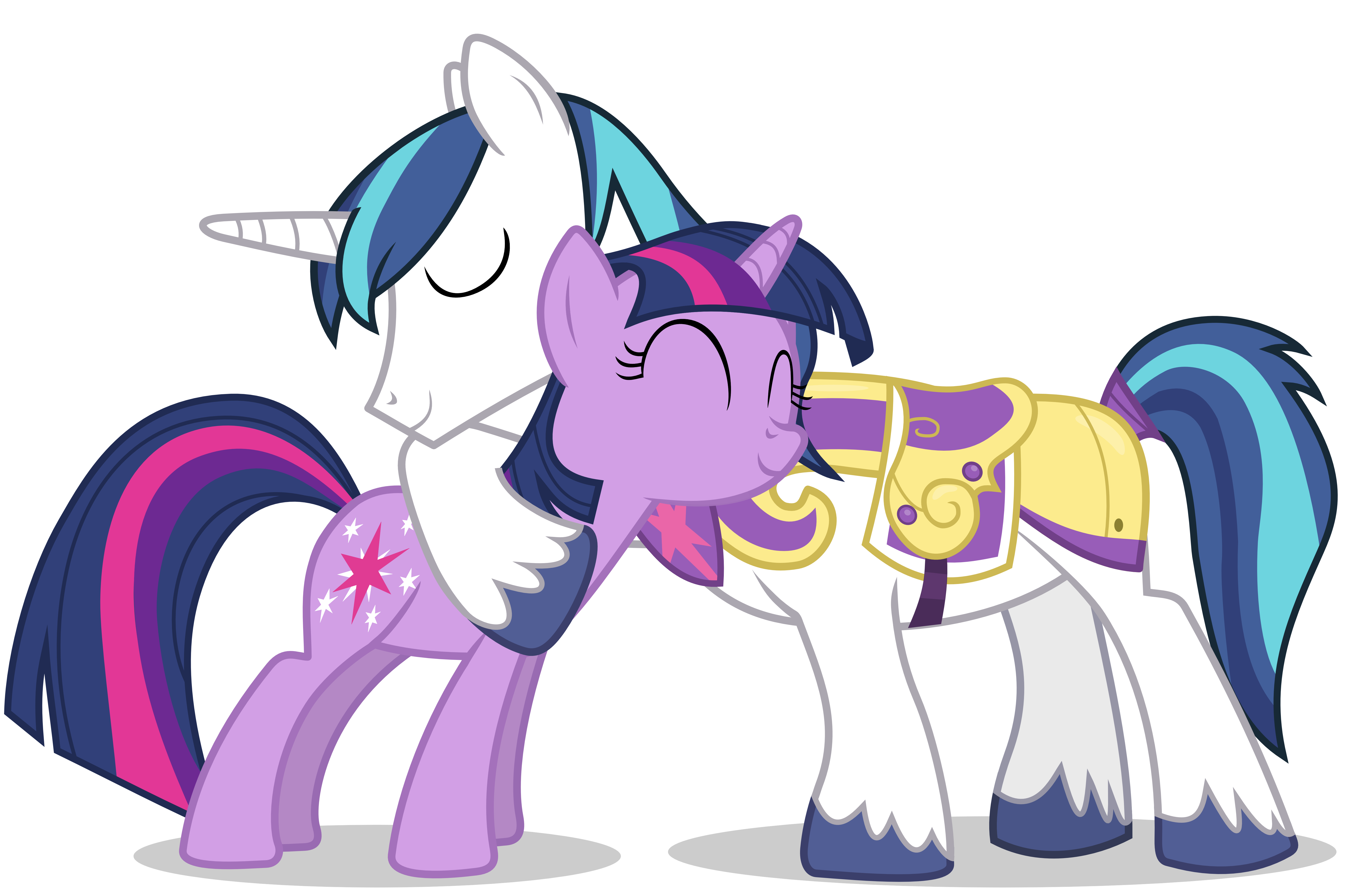 Shining Armour and Twilight Sparkle Hugging (1)