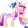 Cadance and Shining Hugging (No Tuxedo Version)