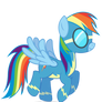 Rainbow Dash as a Wonderbolt