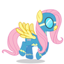 Fluttershy as a Wonderbolt