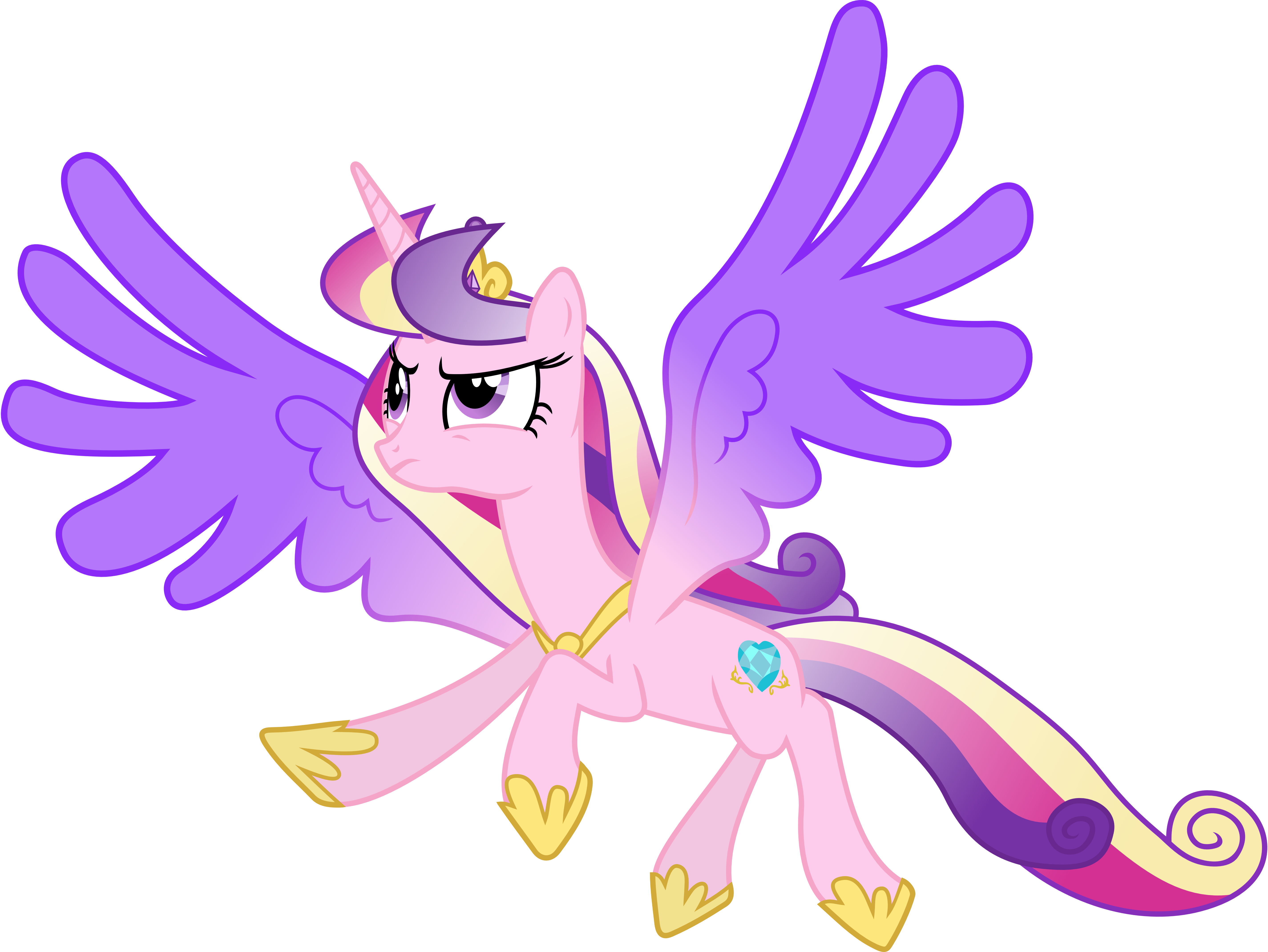 Princess Cadance in Flight