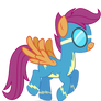 Scootaloo as a Wonderbolt