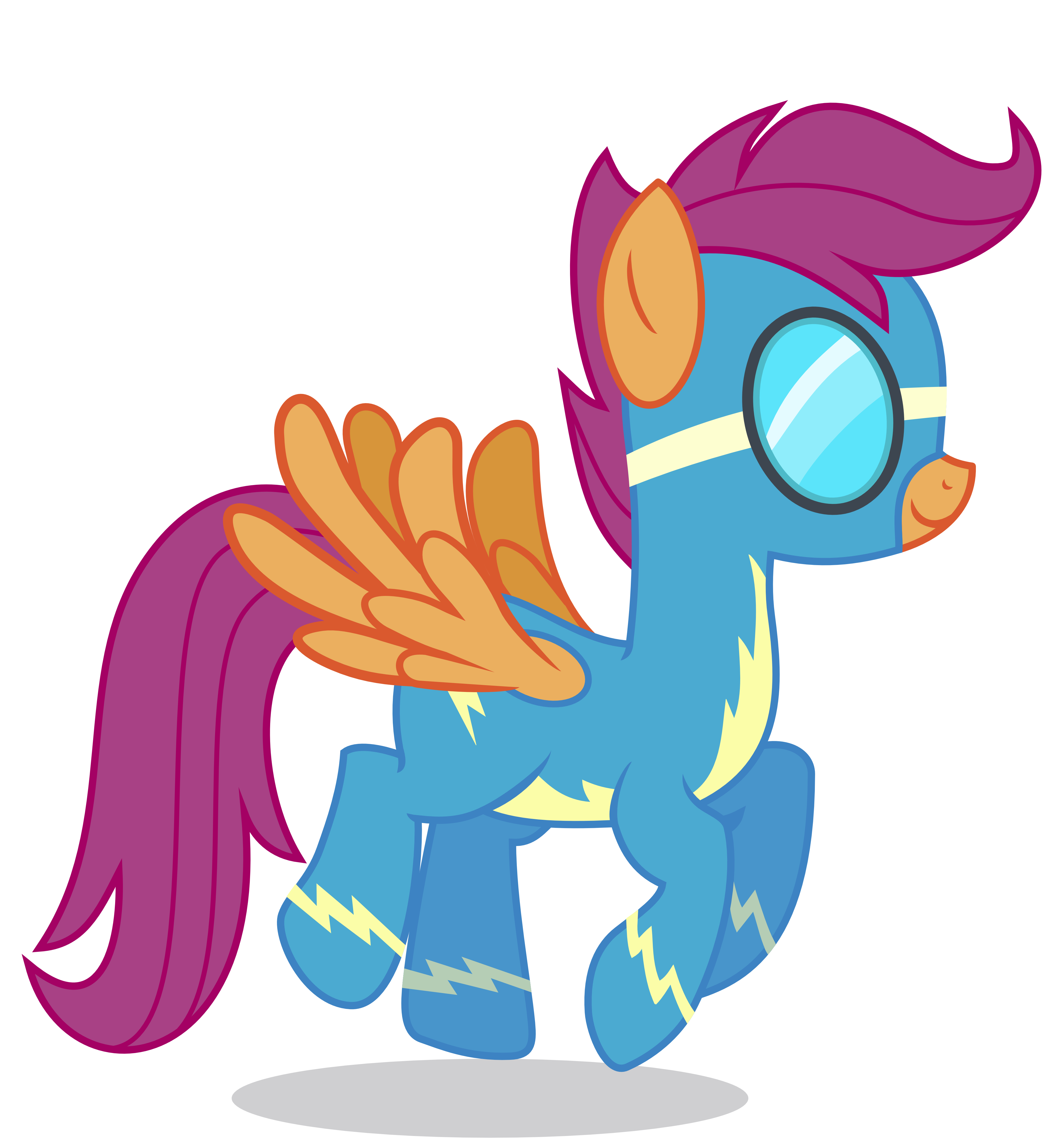 Scootaloo as a Wonderbolt