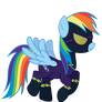 Rainbow Dash as a Shadowbolt