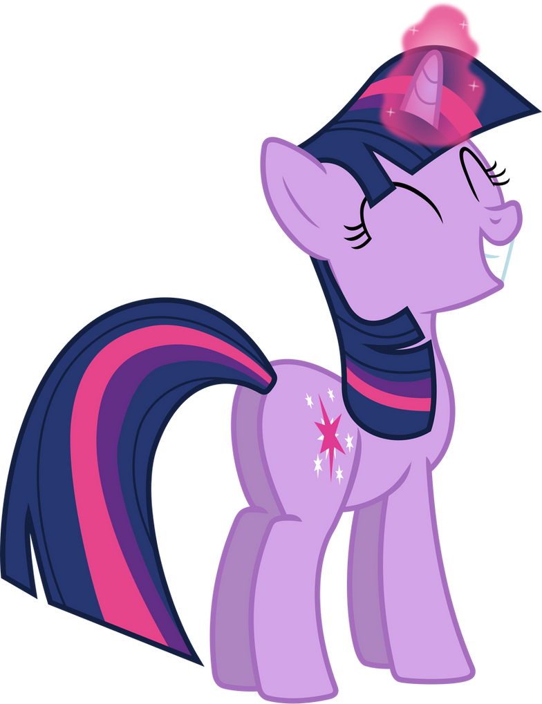 Grinning Twilight Sparkle by 90Sigma