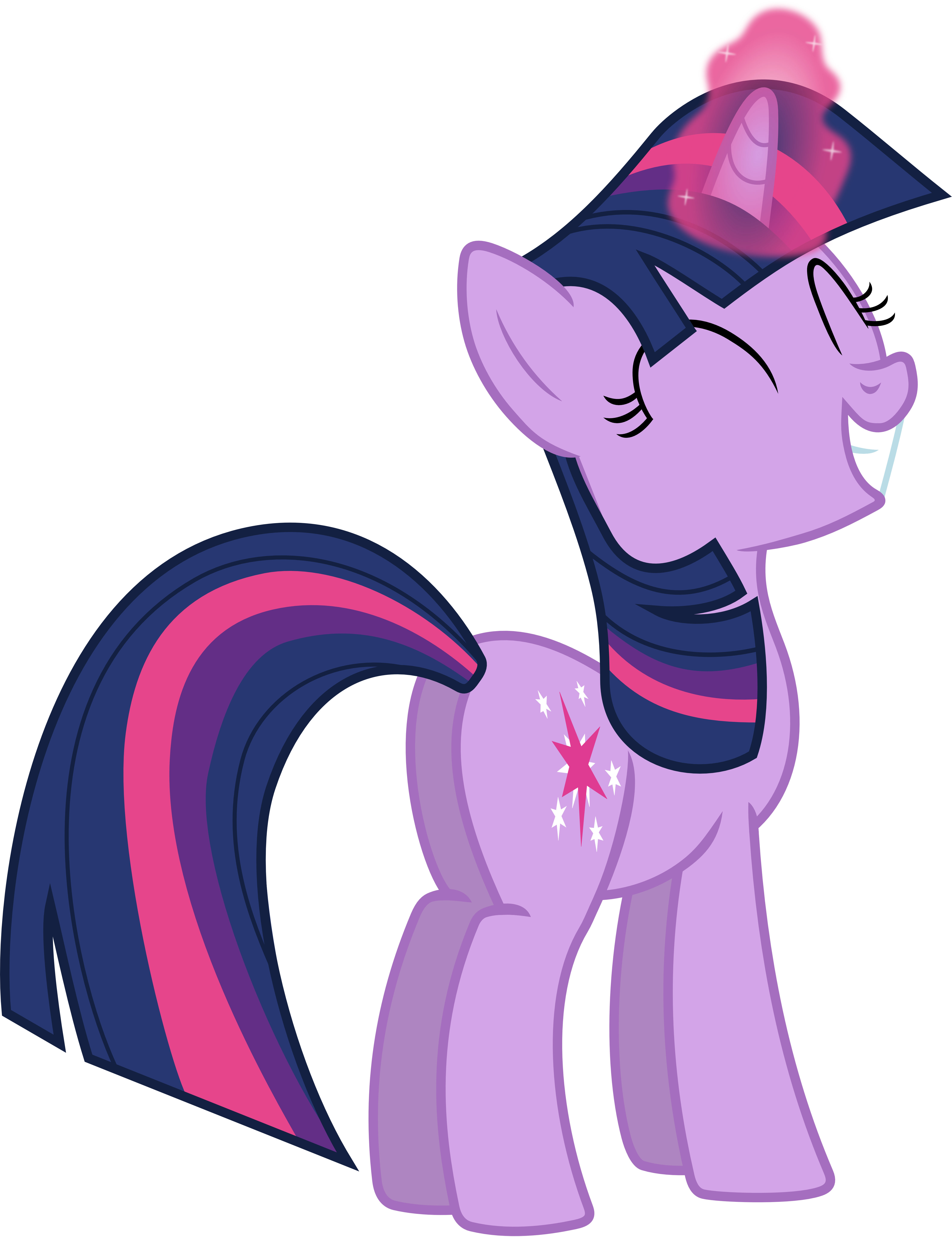 Grinning Twilight Sparkle by 90Sigma