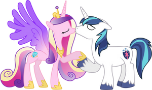 Cadance and Shining Kissing (Normal Version)