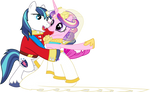 Princess Cadance and Shining Armour Dancing (1) by 90Sigma