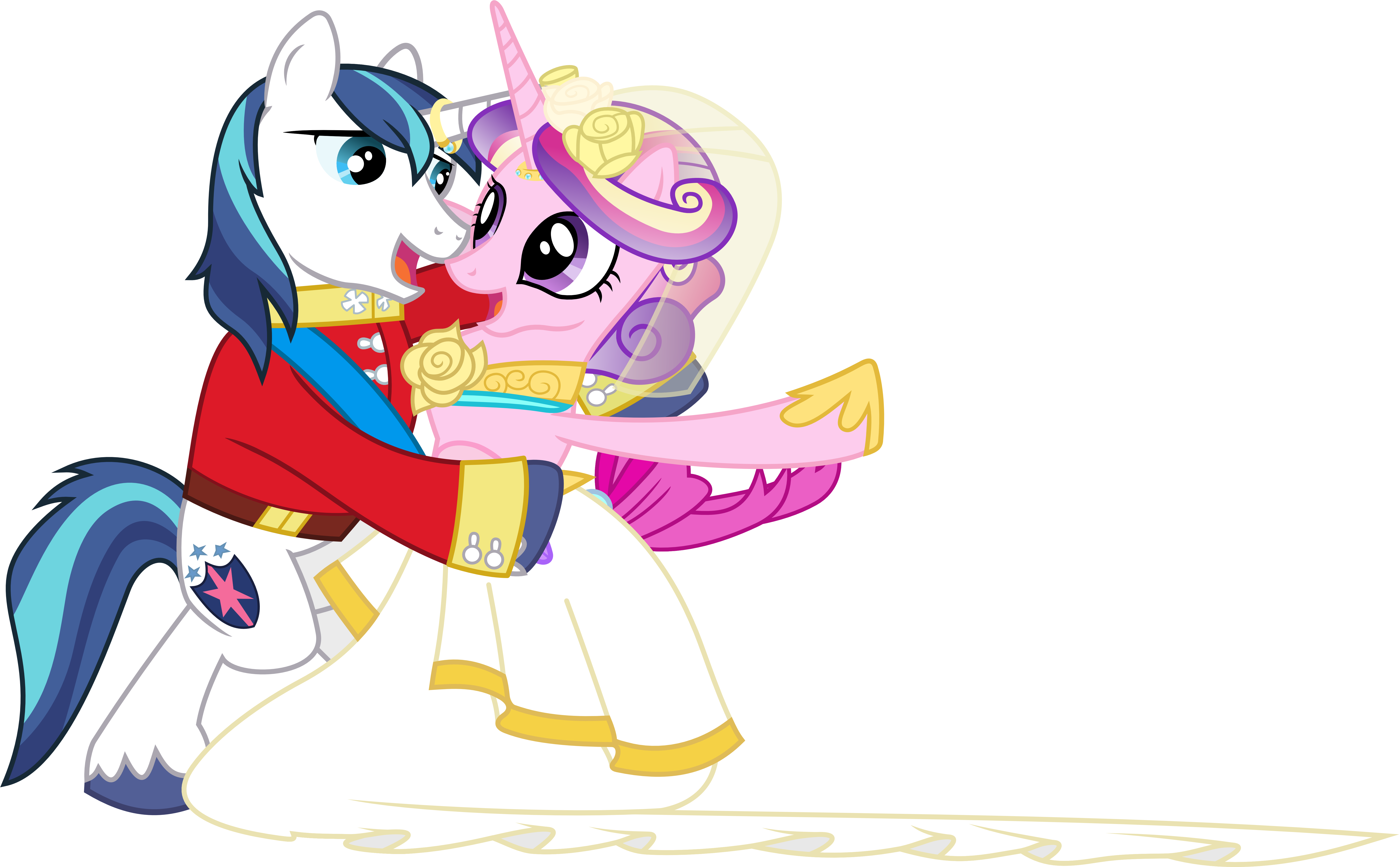 Princess Cadance and Shining Armour Dancing (1)