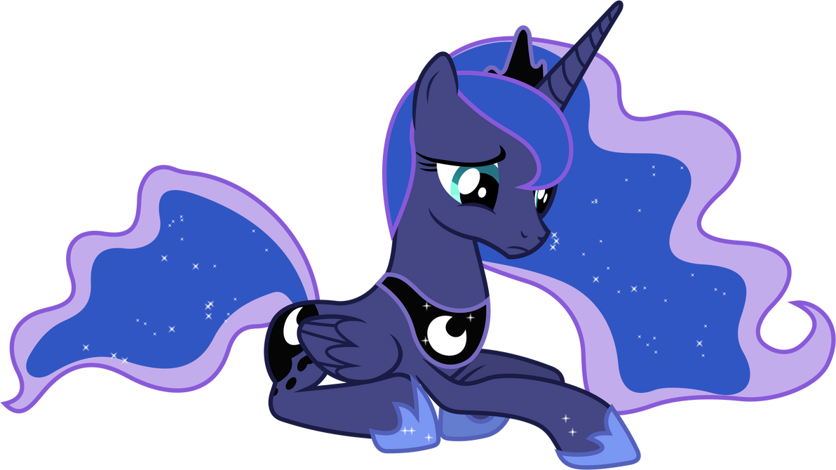 Princess Luna Reflecting on the Past by 90Sigma on DeviantArt.