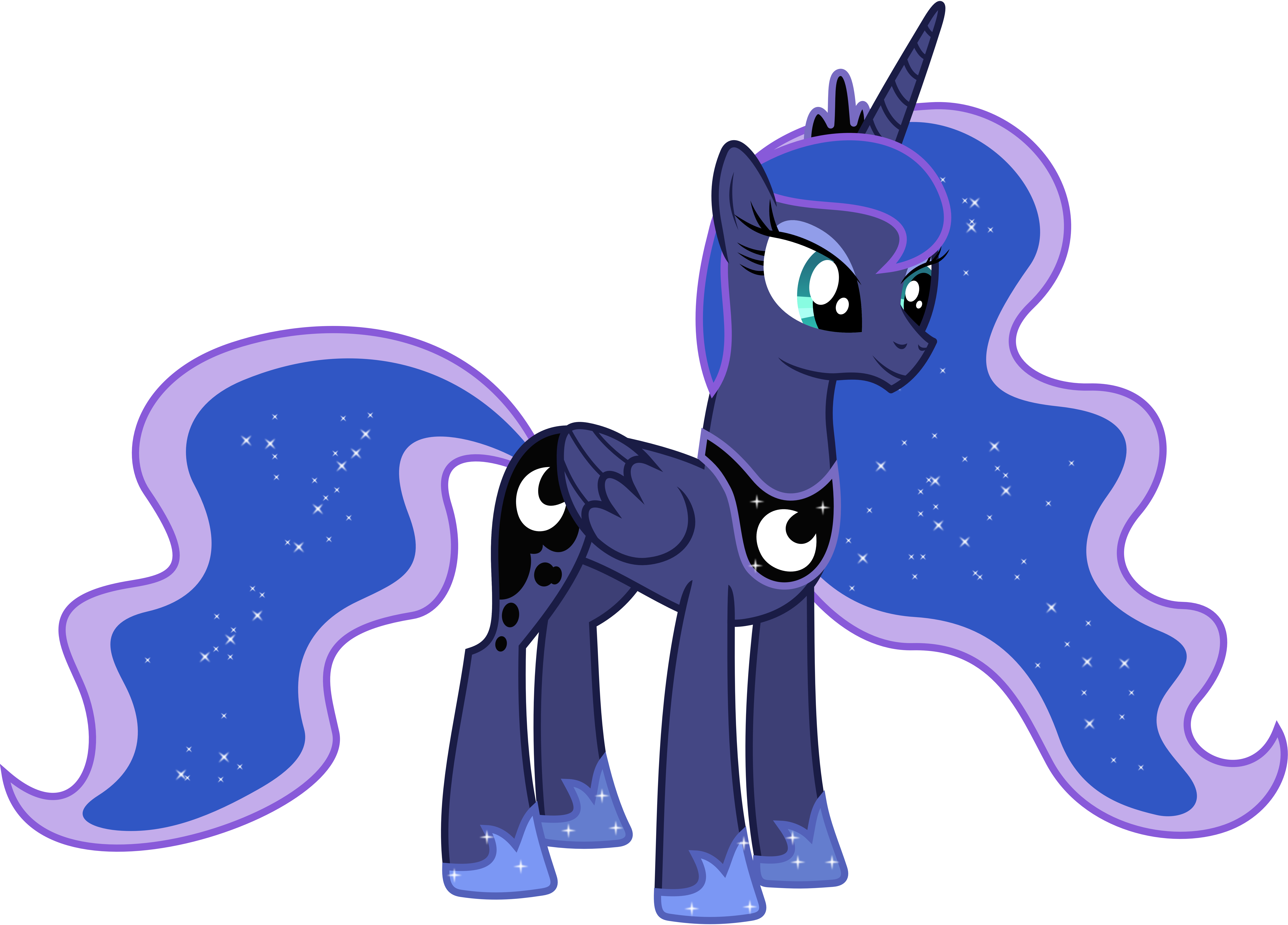 Happy Princess Luna by 90Sigma on DeviantArt