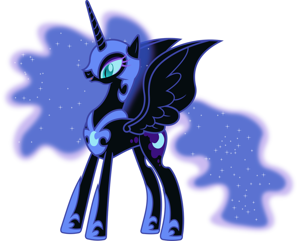 Happy Nightmare Moon by 90Sigma
